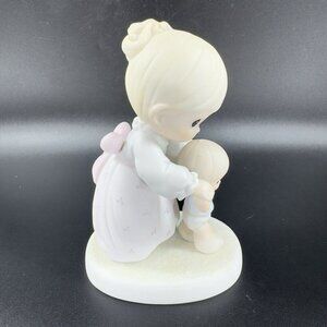 Vintage 1990 Precious Moments figurine titled One Step at a Time Ceramic Figure